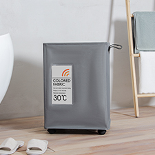 XL capacity waterproof movable laundry basket with wheels